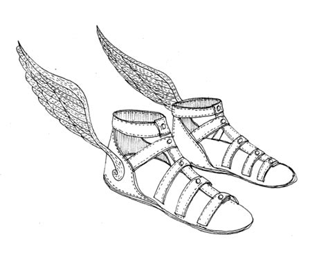 hermes shoes wings png|Hermes sandals history.